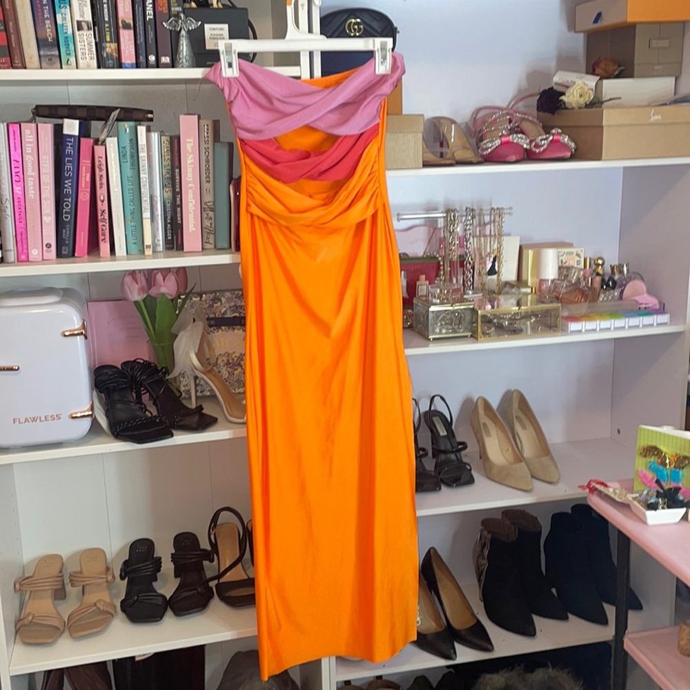 Orange/Pink Dress